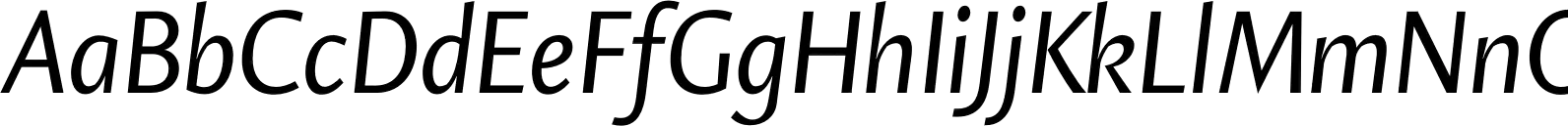 Vekta Sans Book Italic