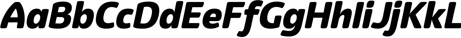 Eigerdals Heavy Italic