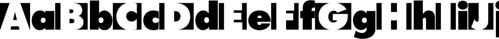 Futura Initials D Extra Bold