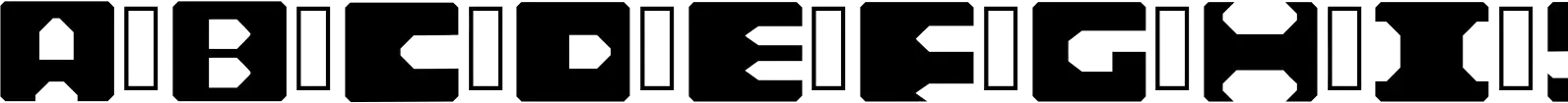 Computer Block Fount Block Font - FontPath