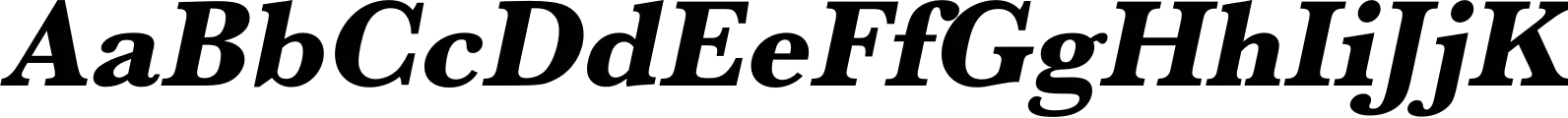 Baskerville URW Extra Bold Oblique