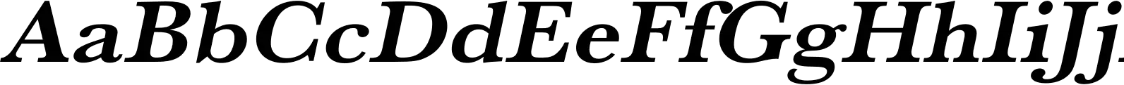Baskerville URW Extra Wide Bold Oblique