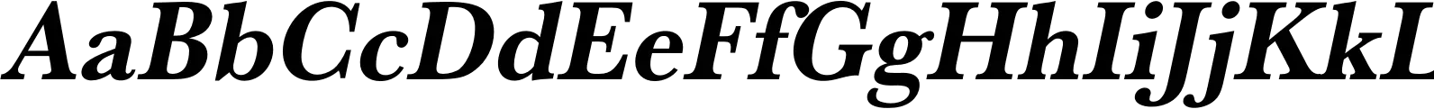 Baskerville URW Narrow Bold Oblique