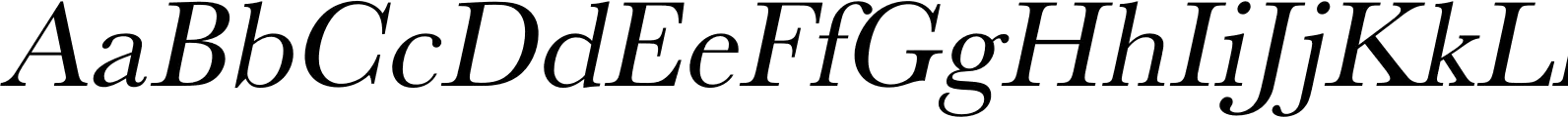 Baskerville URW Regular Oblique