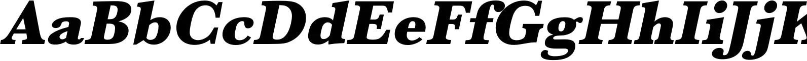Baskerville URW Ultra Bold Oblique