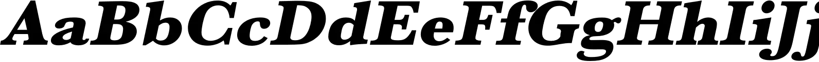 Baskerville URW Wide Ultra Bold Oblique