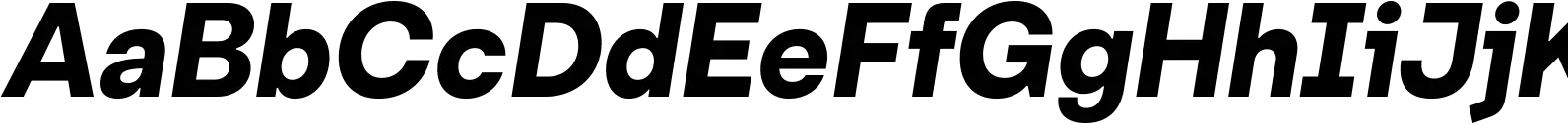 Friends Black Italic