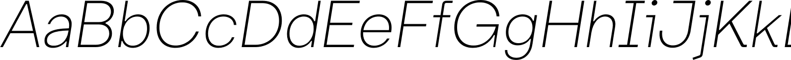 Friends Thin Italic