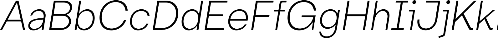 Friends UltraLight Italic