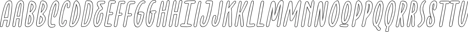 Franceur Outline Slanted