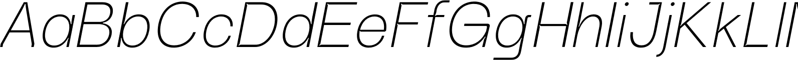Lunema Sans v 02 Thin Italic