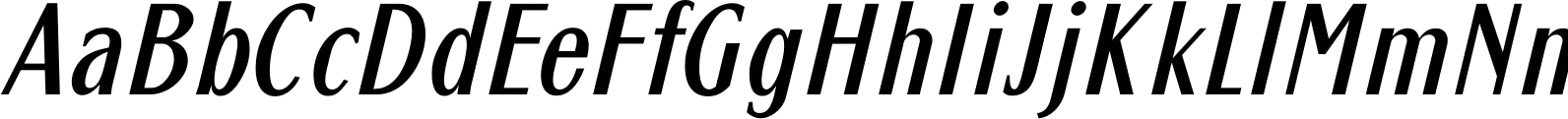 Altrincham Condensed Regular Oblique