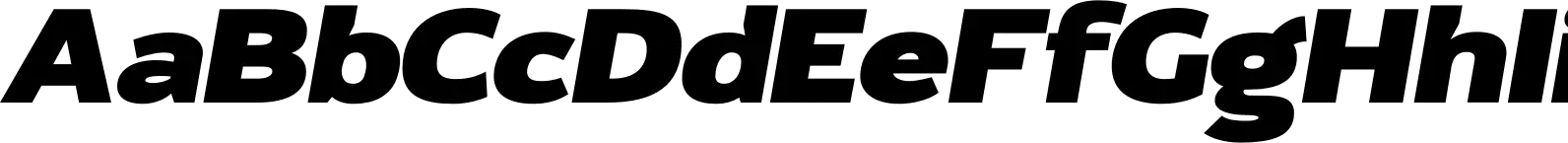Oliviar Sans Black Italic Ex