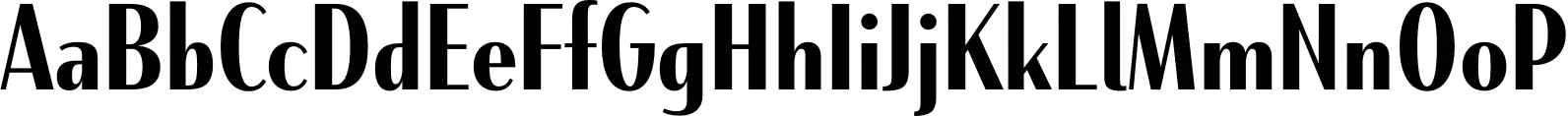 Wienerin Bold Condensed