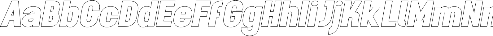 Roclette Pro Line Italic EBold