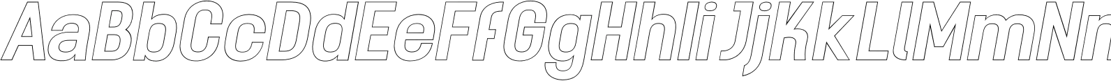 Roclette Pro Line Italic SBold