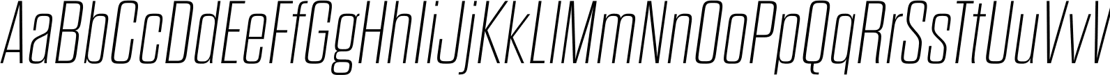 Dharma Gothic E Thin Italic