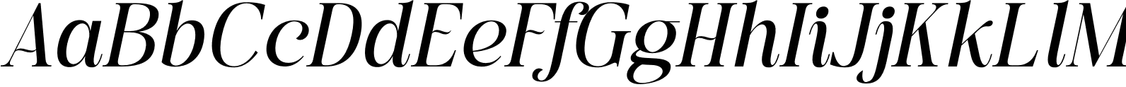British Classical Neue Light Italic