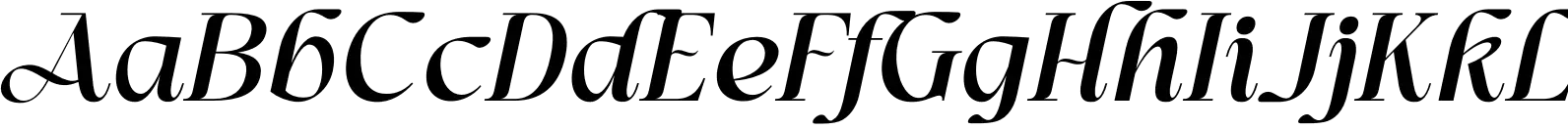 First Class Italic