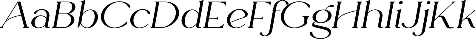Rowan Wide 4 Italic
