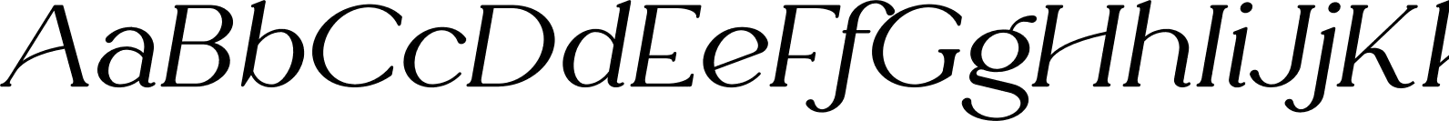 Rowan Wide 6 Italic
