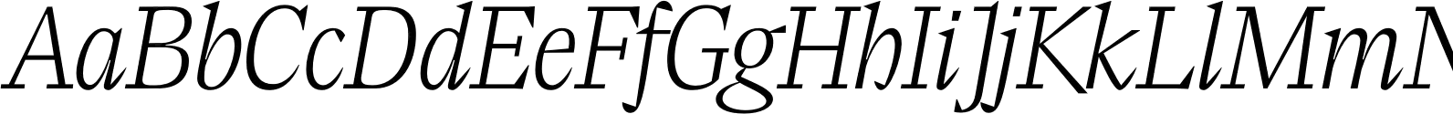 Elvira Serif Extralight Italic