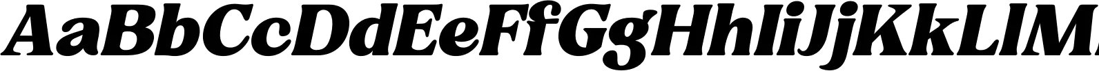 Charman Serif Black Italic