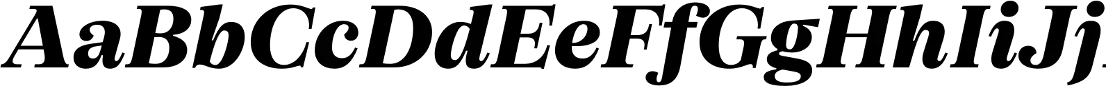 SFT Schrifted Serif Subhead ExtraBold Italic