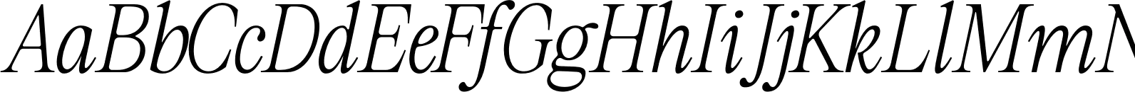 The Astorias Editorial Extra Light Italic
