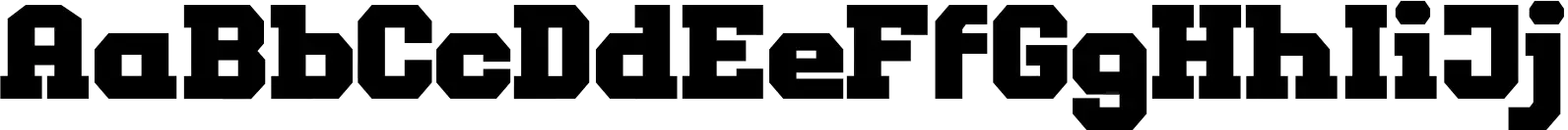 Forge Block Font - FontPath