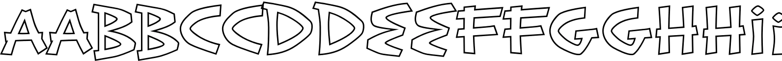 Exotic Island BTN Bold Outline