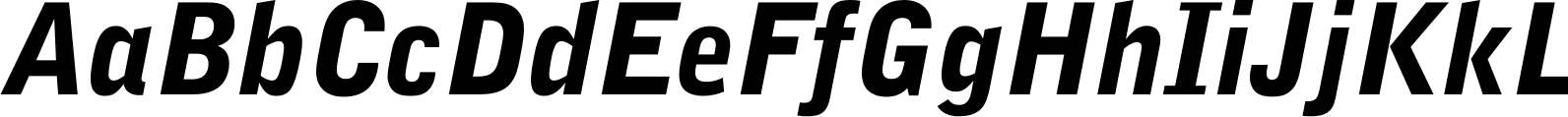 Bell Gothic Black Italic