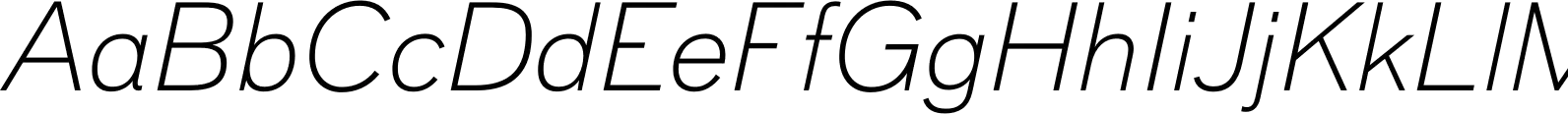 Armitage Thin Italic