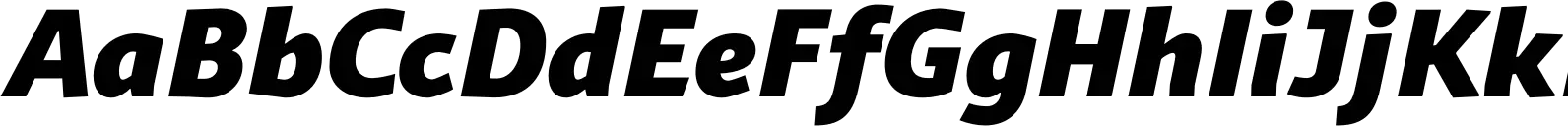 Sana Sans Alt Heavy Italic