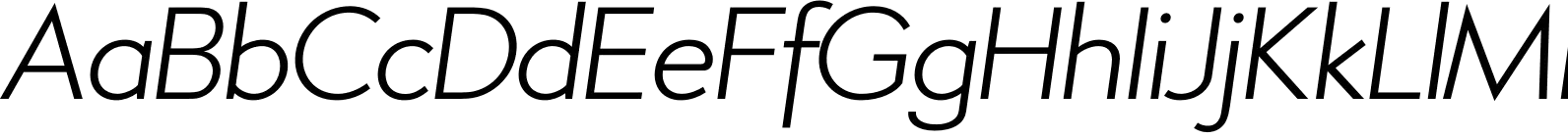 Aramis Light Italic