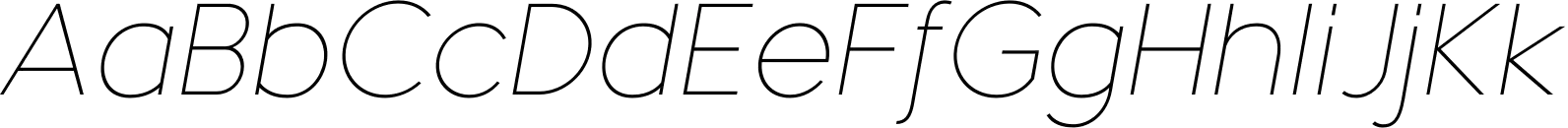 Bambino New Thin Italic