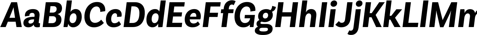 Basic Sans Alt Narrow Bold Italic