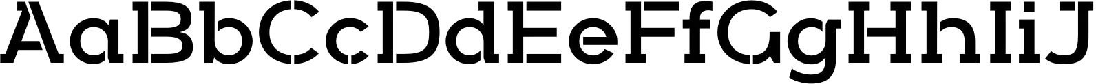 Arkibal Serif Stencil Regular