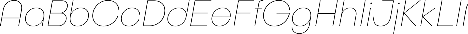 Publica Play ExtraLight Italic