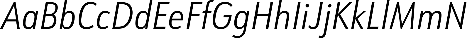 URW Form Cond Light Italic