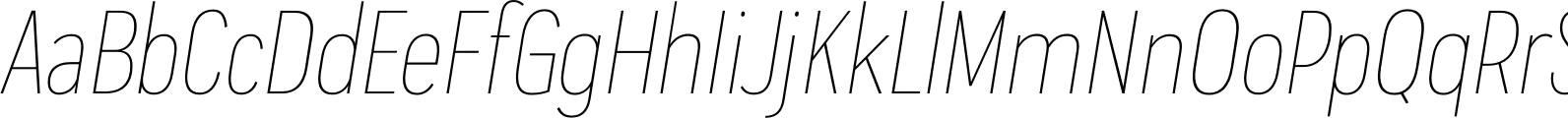 Praktika ExtraLight Cond Italic