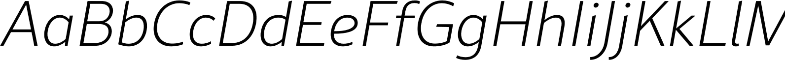 Rival Sans ExtraLight italic