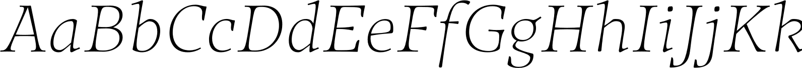 Traction Thin Italic
