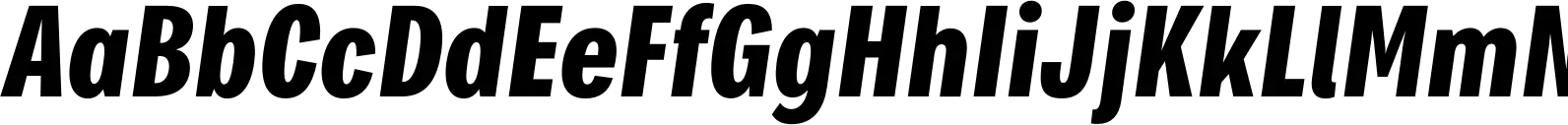 Bruta Pro Compressed Bold Italic