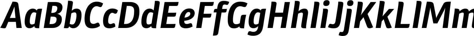 Plantago Bold Italic