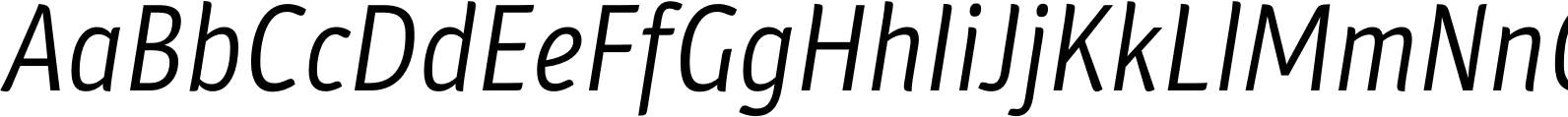 Plantago Condensed Light Italic