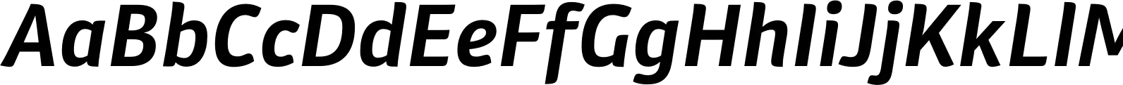 Plantago Extended Bold Italic