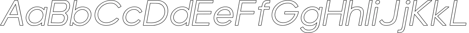 Visia Pro Italic Outline