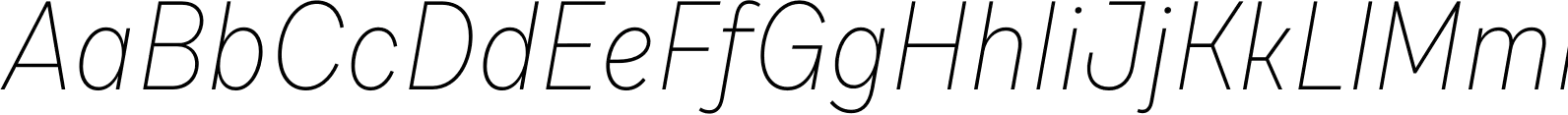 Draft E Thin Italic