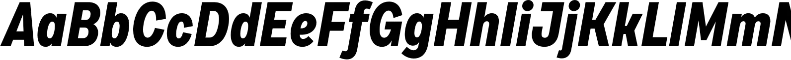 Draft F ExtraBold Italic